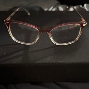 Lulu Guinness Gradient Pink and Cream Glasses